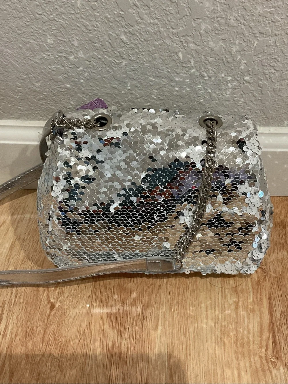 Disney glittering silver